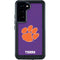 Clemson University Tiger Print Purple Galaxy S24 Waterproof Case