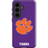 Clemson University Tiger Print Purple Galaxy S26 Impact Case