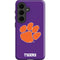 Clemson University Tiger Print Purple Galaxy S26 Plus Impact Case