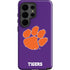 Clemson University Tiger Print Purple Galaxy S26 Ultra Impact Case