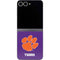 Clemson University Tiger Print Purple Galaxy Z Flip6 Skin