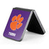 Clemson University Tiger Print Purple Galaxy Z Flip6 Skin