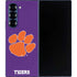 Clemson University Tiger Print Purple Galaxy Z Fold6 Skin