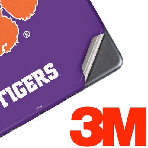Clemson University Tiger Print Purple iPad Skins