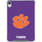 Clemson University Tiger Print Purple iPad 11th Gen (2025) Clear Case