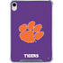 Clemson University Tiger Print Purple iPad 11th Gen (2025) Clear Case