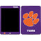 Clemson University Tiger Print Purple Apple iPad Skin