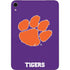 Clemson University Tiger Print Purple Apple iPad Mini Skin