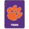 Clemson University Tiger Print Purple Apple iPad Pro Skin