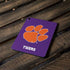 Clemson University Tiger Print Purple Apple iPad Pro Skin