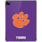 Clemson University Tiger Print Purple iPad Pro 11in (2024) Clear Case