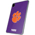Clemson University Tiger Print Purple iPad Pro 11in (2024) Clear Case