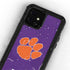 Clemson University Tiger Print Purple iPhone 12 Mini Waterproof Case