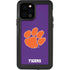 Clemson University Tiger Print Purple iPhone 12 Pro Waterproof Case