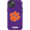 Clemson University Tiger Print Purple iPhone 13 Impact Case