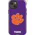 Clemson University Tiger Print Purple iPhone 13 Impact Case