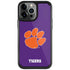 Clemson University Tiger Print Purple iPhone Cases