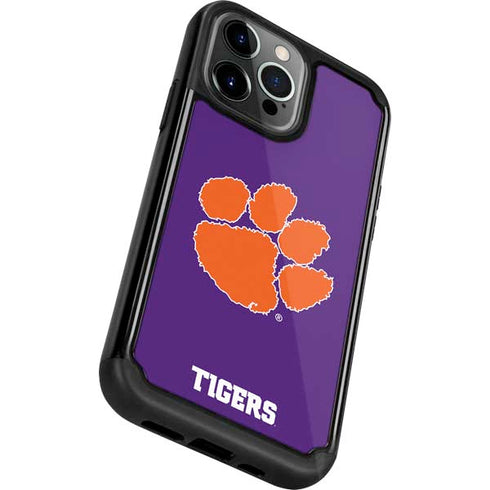 Clemson University Tiger Print Purple iPhone 13 Pro Cargo Case