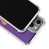 Clemson University Tiger Print Purple iPhone 13 Pro Clear Case