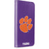 Clemson University Tiger Print Purple iPhone 15 Plus Folio Case