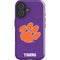 Clemson University Tiger Print Purple iPhone 16 Impact Case