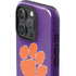 Clemson University Tiger Print Purple iPhone 16 Pro Impact Case