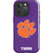 Clemson University Tiger Print Purple iPhone 16 Pro Magsafe Impact Case