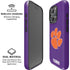 Clemson University Tiger Print Purple iPhone 16 Pro Magsafe Impact Case
