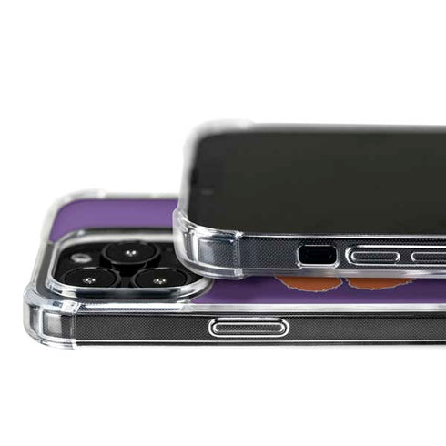 Clemson University Tiger Print Purple iPhone 16 Pro Max MagSafe Case