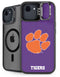 Clemson University Tiger Print Purple iPhone 16e Kickstand Case