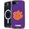 Clemson University Tiger Print Purple iPhone 16e MagSafe Case