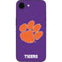 Clemson University Tiger Print Purple iPhone 16e Skin
