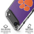Clemson University Tiger Print Purple iPhone 17 Air Clear Case