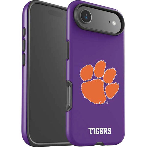 Clemson University Tiger Print Purple iPhone 17 Air Impact Case