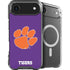Clemson University Tiger Print Purple iPhone 17 Air MagSafe Case