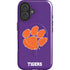 Clemson University Tiger Print Purple iPhone 17 Magsafe Impact Case