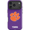 Clemson University Tiger Print Purple iPhone 17 Pro Impact Case