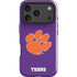 Clemson University Tiger Print Purple iPhone 17 Pro Impact Case