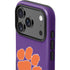 Clemson University Tiger Print Purple iPhone 17 Pro Impact Case