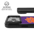 Clemson University Tiger Print Purple iPhone 17 Pro Kickstand Case
