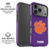 Clemson University Tiger Print Purple iPhone 17 Pro Magsafe Impact Case