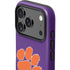 Clemson University Tiger Print Purple iPhone 17 Pro Max Impact Case