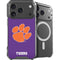 Clemson University Tiger Print Purple iPhone 17 Pro Max MagSafe Case