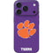 Clemson University Tiger Print Purple iPhone 17 Pro Skin