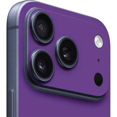 Clemson University Tiger Print Purple iPhone 17 Pro Skin