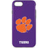 Clemson University Tiger Print Purple iPhone Cases