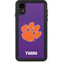 Clemson University Tiger Print Purple iPhone Cases