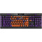 Clemson University Tiger Print Purple K95 RGB PLATINUM Mechanical Gaming Keyboard Skin