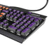 Clemson University Tiger Print Purple K95 RGB PLATINUM Mechanical Gaming Keyboard Skin