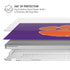Clemson University Tiger Print Purple MacBook Pro 15in (2016-19) Case plus Skin